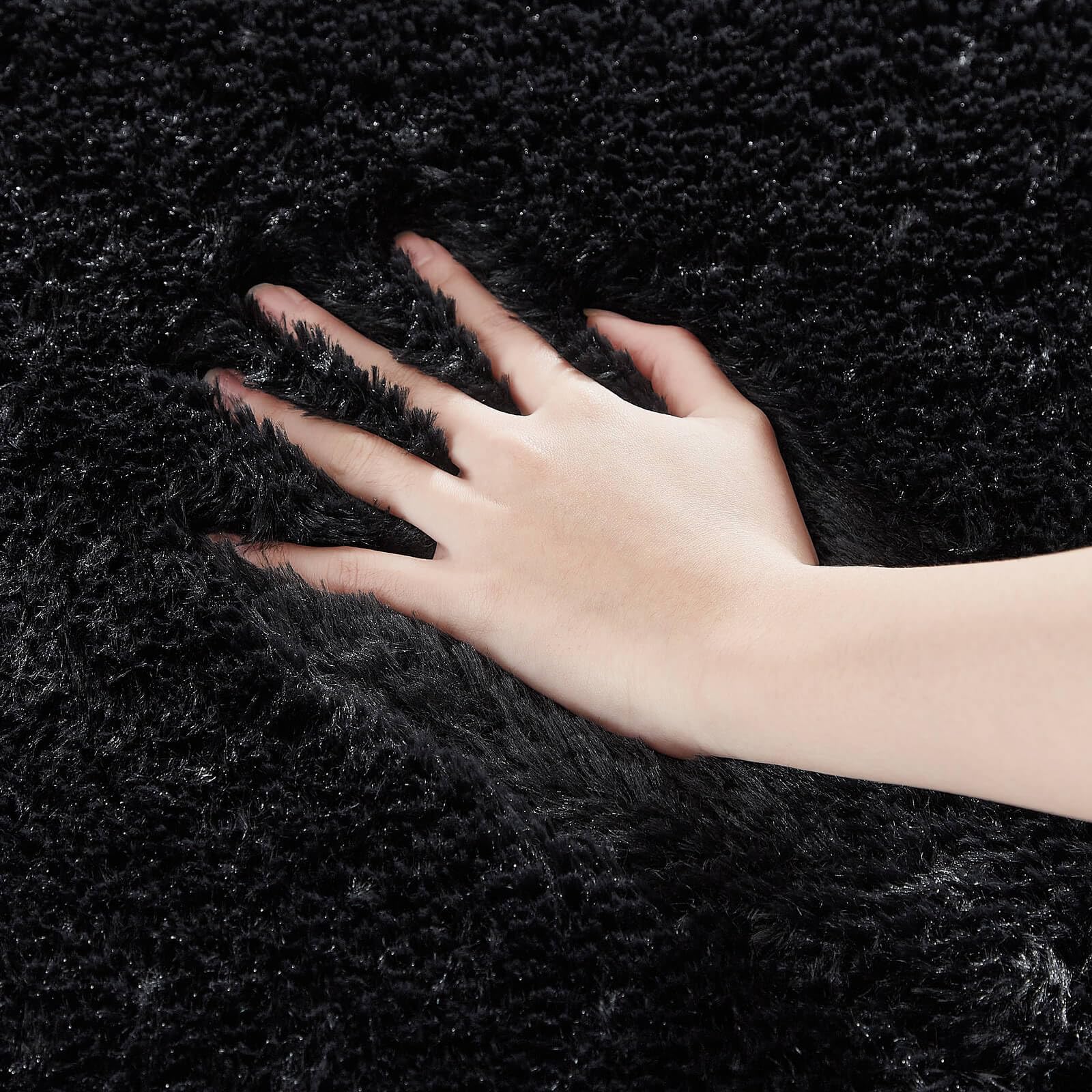 美品♡CARLA カーラ Fluffy cami ♡BLACK Amazon.com: Floralux 4x6 Shag Fluffy Rug for Bedroom, Black, Area